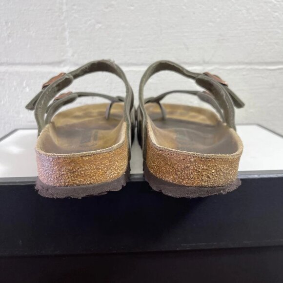 Birkenstock Mayari Mocha Strappy Toe Loop Sandals Slide Women's 38 EU/7 US - Picture 6 of 11